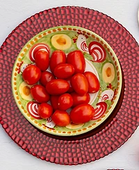 Vietri Pelli Glass Charger Plate