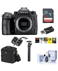 Pentax K-3 Mark Iii Monochrome Dslr Camera, Bundle with Alpine 160 Shoulder Bag, 32GB Memory Card, Mt-11 Tripod, Pc Software Kit