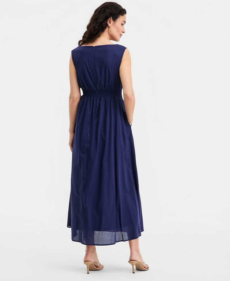 Taylor Women's Sleeveless Shirred Dress