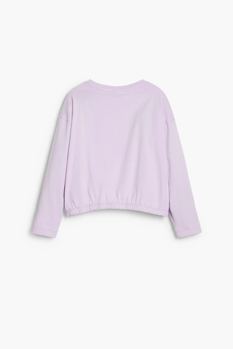 Desigual Girls's Plain T-shirt with strass logo