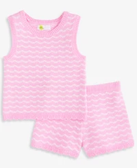 Epic Threads Girls' 5-20 Crochet Top & Shorts, 2-Piece Set, Macy's Exclusive