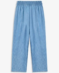 Epic Threads Girls' Xs-xl Chambray Ruffled Wide-Leg Pants, Macy's Exclusive