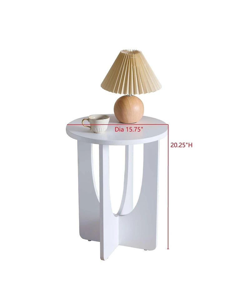Kings Brand Furniture Sculpted Side Table