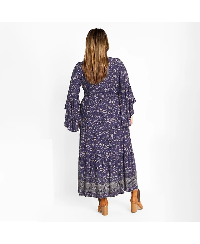 guess metallic-striped faux-wrap maxi dress Guess Metallic-Striped Faux-Wrap Maxi Dress