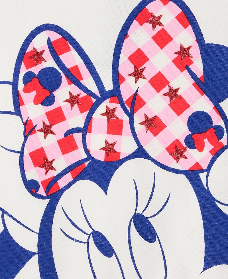Epic Threads Girls' Toddler 12M-5T Minnie Mouse Gingham-Bow T-Shirt, Macy's Exclusive