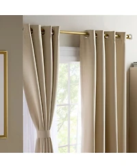 Town & Country Luxe Oslo Double Layer Indoor Curtains, Room Darkening and Sheer, Grommet Top, Energy Efficient
