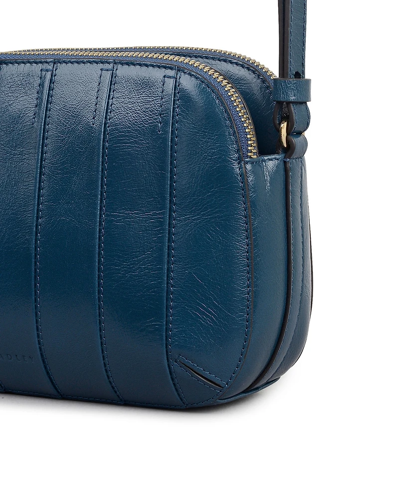 Radley London Dukes Place Stripe Zip Top Small Crossbody Bag