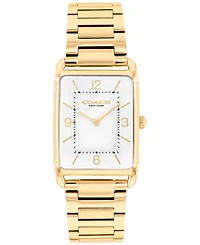 Coach Unisex Elliot Gold Tone Stainless Steel Bracelet Watch, 32x26mm