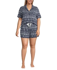 Lands' End Plus Size Limited Edition Cozy Knit Pajama Set