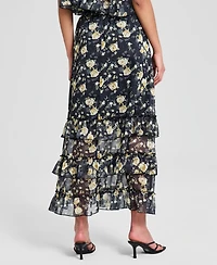 And Now This Women's Tiered Maxi Skirt, Macy's Exclusive