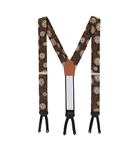 Trafalgar Men's Horologe Novelty Silk Formal End Suspenders