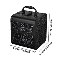 Byootique 2-Piece Makeup Train Case Cosmetic Organizer Kit
