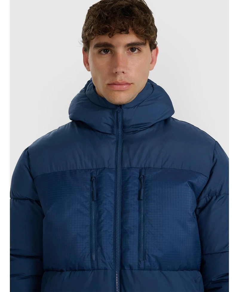 4F Men's down jacket with synthetic filling