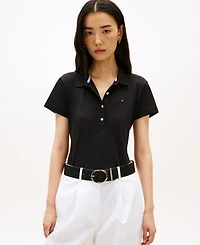 Tommy Hilfiger Women's Classic Pique Short-Sleeve Polo T-Shirt