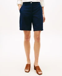 Tommy Hilfiger Women's Twill Slim Straight Shorts