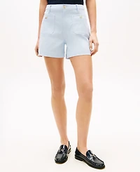 Tommy Hilfiger Women's Twill Patch Pocket Shorts