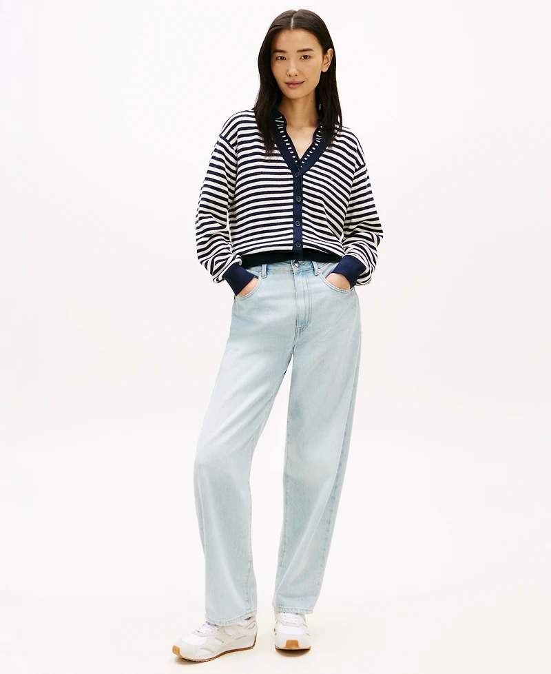 Tommy Hilfiger Women's Denim Tam Barrel Jeans