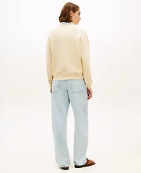 Tommy Hilfiger Women's Script Logo Crewneck Sweatshirt