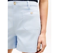 Tommy Hilfiger Women's Twill Patch Pocket Shorts