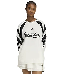 adidas Women's House of Tiro Long-Sleeve Jersey Top