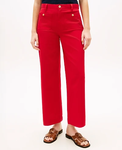 Tommy Hilfiger Women's Twill Patch Pocket Chinos Pants