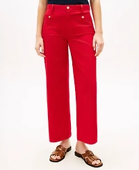 Tommy Hilfiger Women's Twill Patch Pocket Chinos Pants