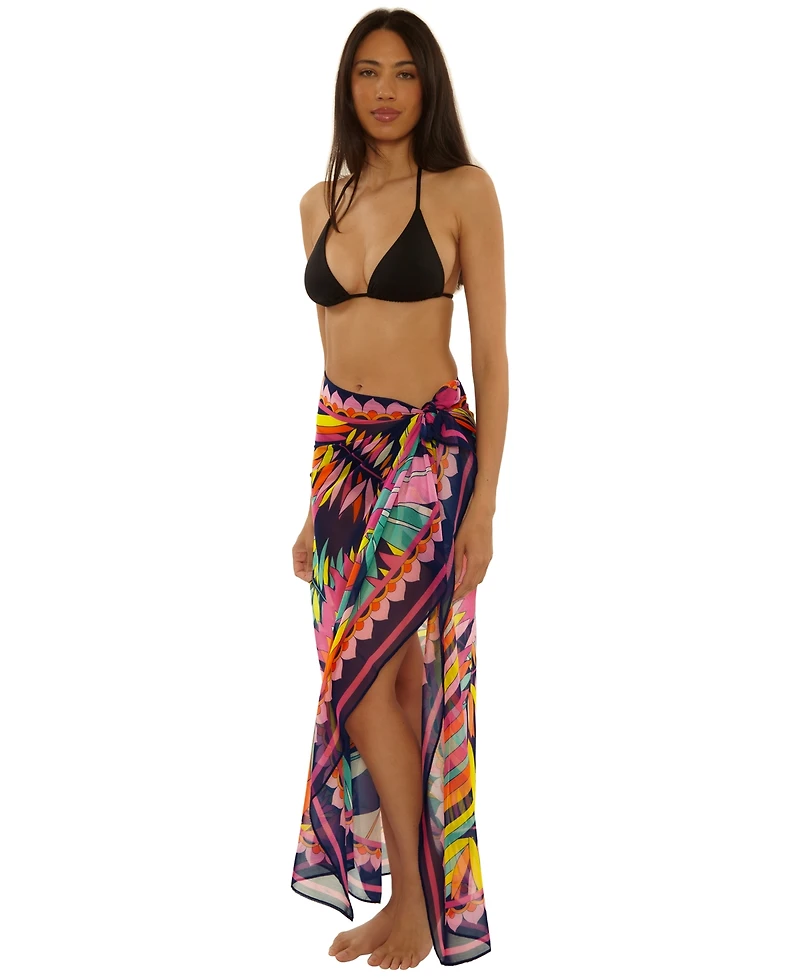 Trina Turk Women's Paralia Mesh Swim Cover-Up Pants