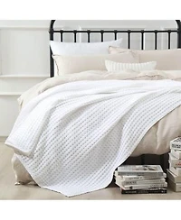 Egyptian Linens Cozy Bamboo Waffle Blanket Full Queen