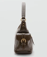 Mango Women's Pockets Shoulder Bag