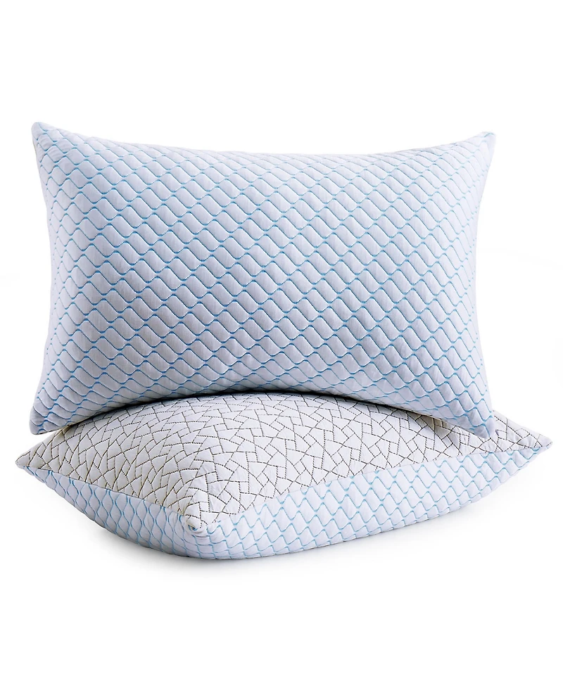 Unikome Cooling Memory Foam 2-Pack Pillows, Queen