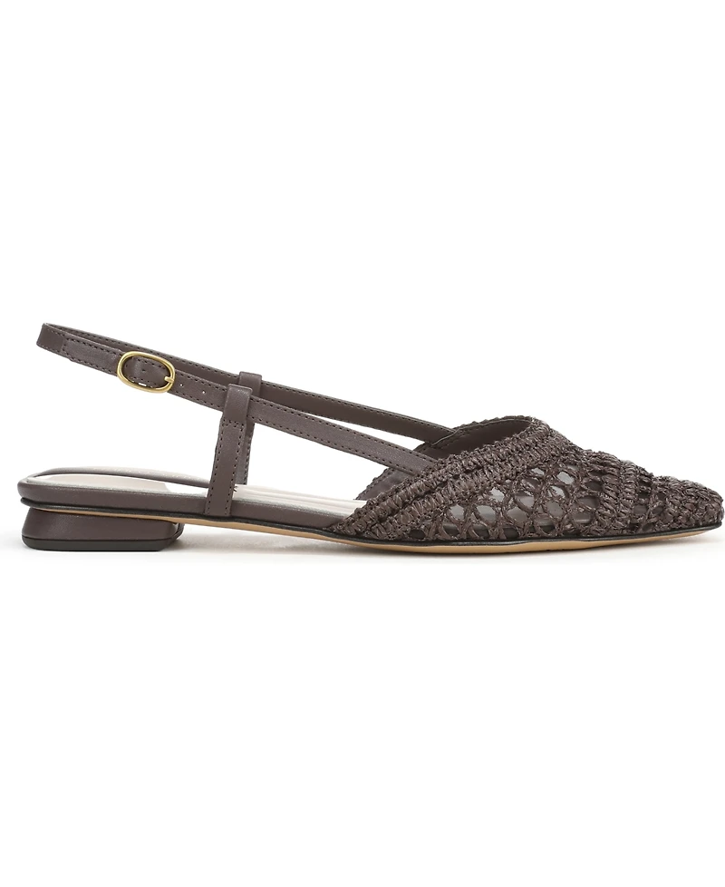 Franco Sarto Women's Riona Snip toe Slingback Flats