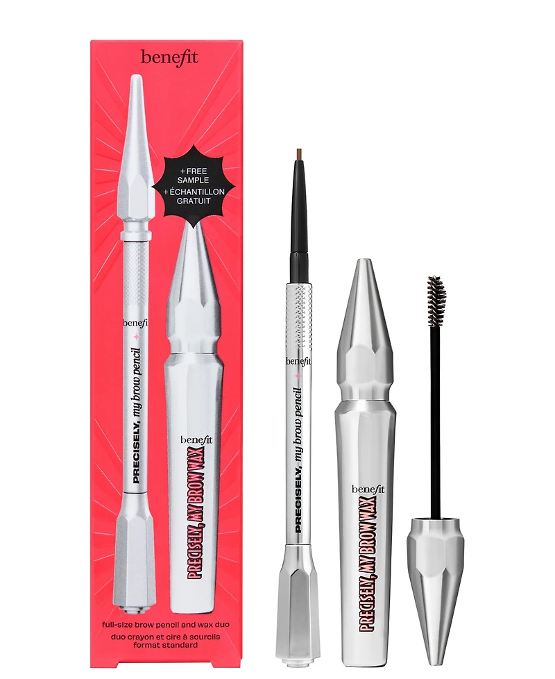 Benefit Cosmetics 3-Pc. Precisely Power Up Brow Pencil and Wax Duo Set, Full