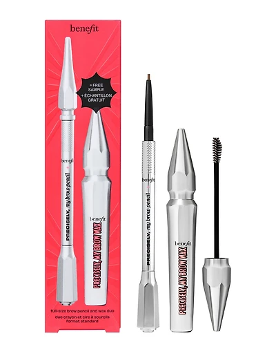 Benefit Cosmetics 3-Pc. Precisely Power Up Brow Pencil and Wax Duo Set, Full