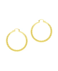And Now This Braided Click Top Hoop Earrings