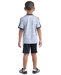 adidas Boys' 2T-7 Printed T-Shirt and Shorts, 2-Piece Set