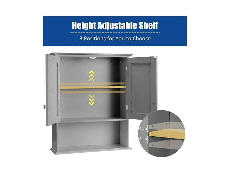 Clihome Smart 3-Tier Bathroom Organizer