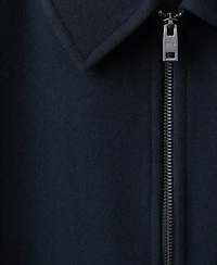 Mango Men's Regular Fit Zip-Up Jacket