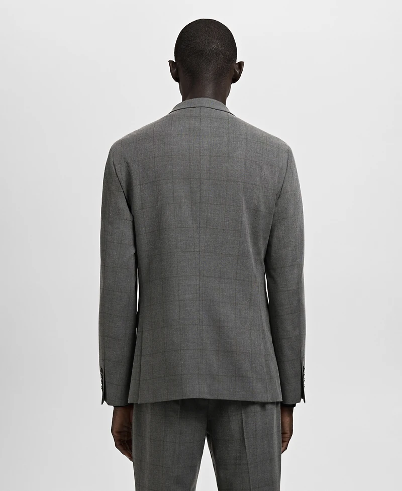 Mango Men's Stretch Fabric Super Slim-Fit Suit Jacket