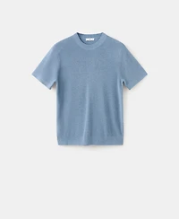 Mango Men's Knit Cotton T-Shirt