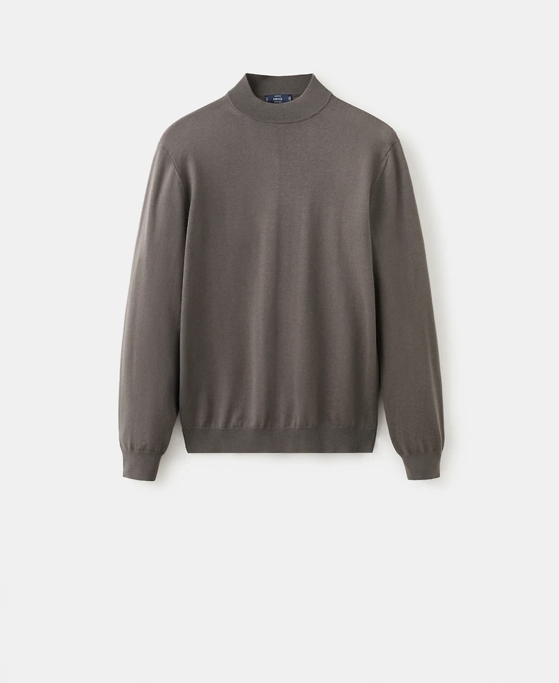 Mango Men's Wool Turtleneck Sweater