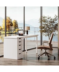 Tribesigns Modern Computer Desk, Simple Style, 47 Inches Pc Desk
