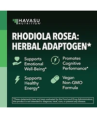 Havasu Nutrition Rhodiola Rosea Capsules, 60ct