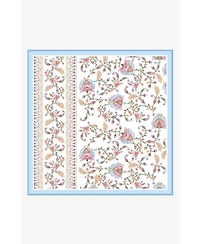 Jessie Zhao New York Women's Baroque Blossom Double Sided Silk Scarf