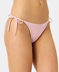 California Waves Women's Ditsy Reversible-Tie Side Swim Bottoms