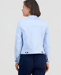 Style & Co Petite Classic Denim Jacket, Created for Macy's