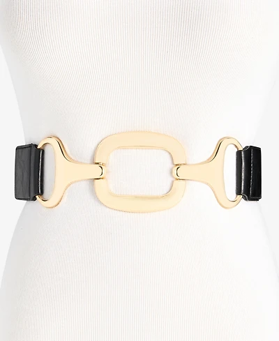 I.n.c. International Concepts Chunky Hardware Stretch Straw Belt, Macy's Exclusive