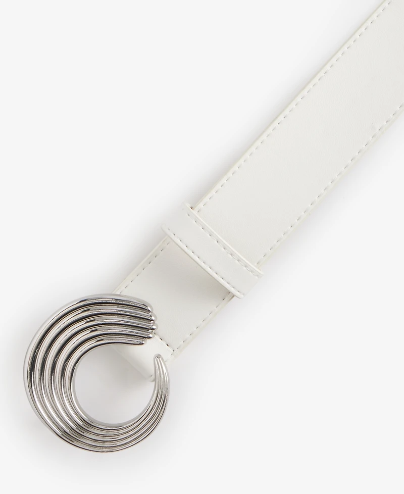 I.n.c. International Concepts Circle Wave Buckle Belt, Macy's Exclusive