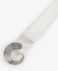 I.n.c. International Concepts Circle Wave Buckle Belt, Macy's Exclusive