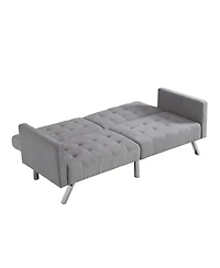 Streamdale Furniture Streamdale Versatile Linen Sofa Bed Comfort and Space-Saving