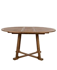 Streamdale Furniture 5-Piece Extendable Wooden Patio Dining Set